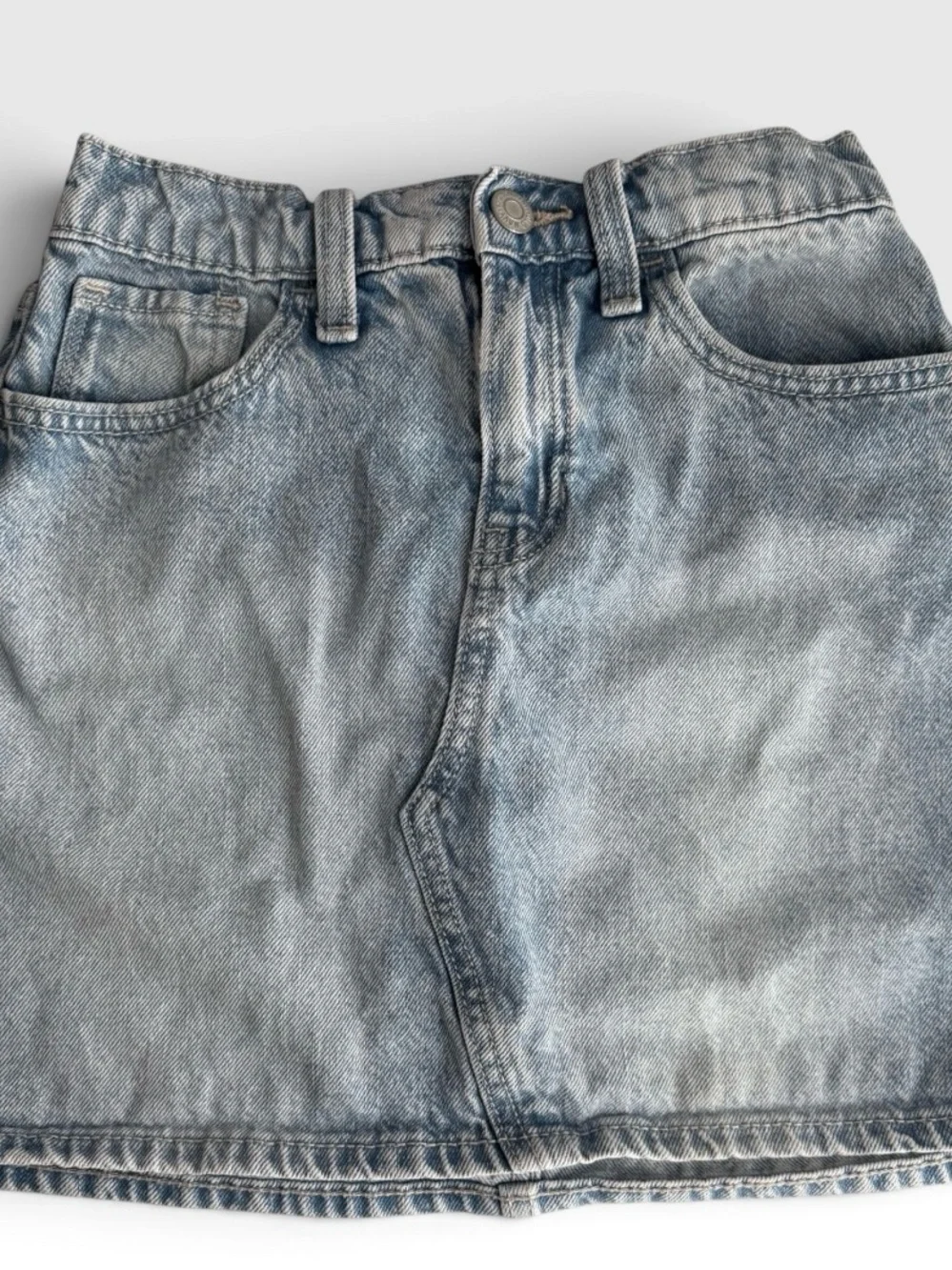 Girl’s  Light Wash Blue Denim Old Navy Skirt